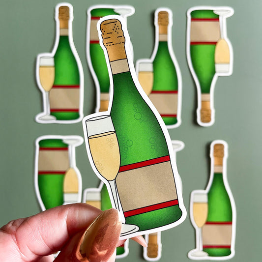Champagne Sticker