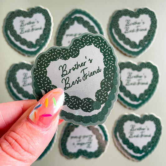 Brother's Best Friend Book Trope Sticker