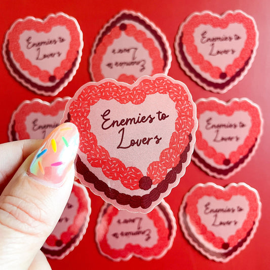 Enemies to Lovers Book Trope Sticker