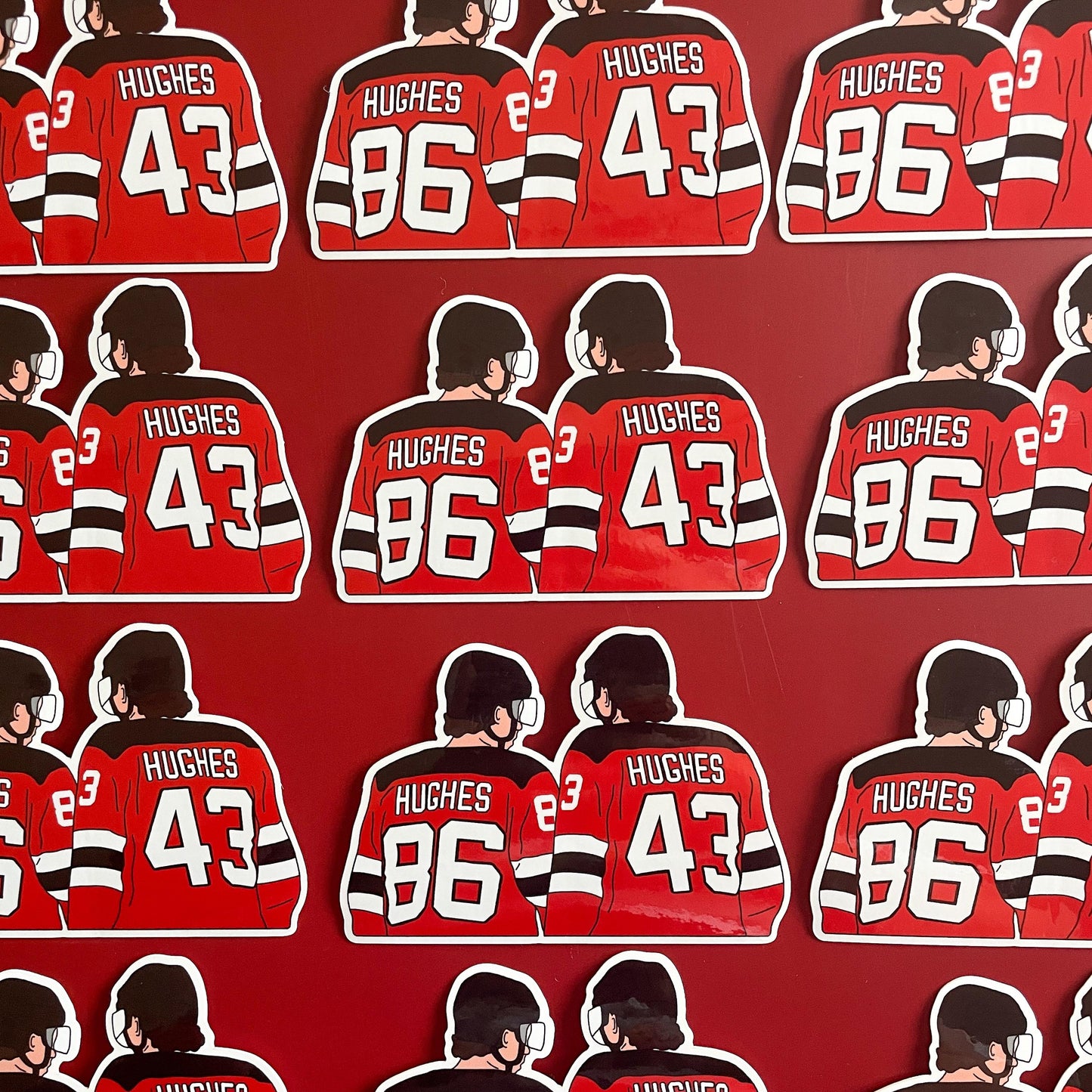 New Jersey Hockey Sticker