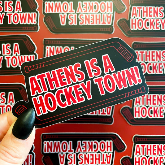 Athens Hockey Sticker