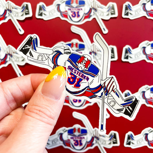 New York Hockey Sticker