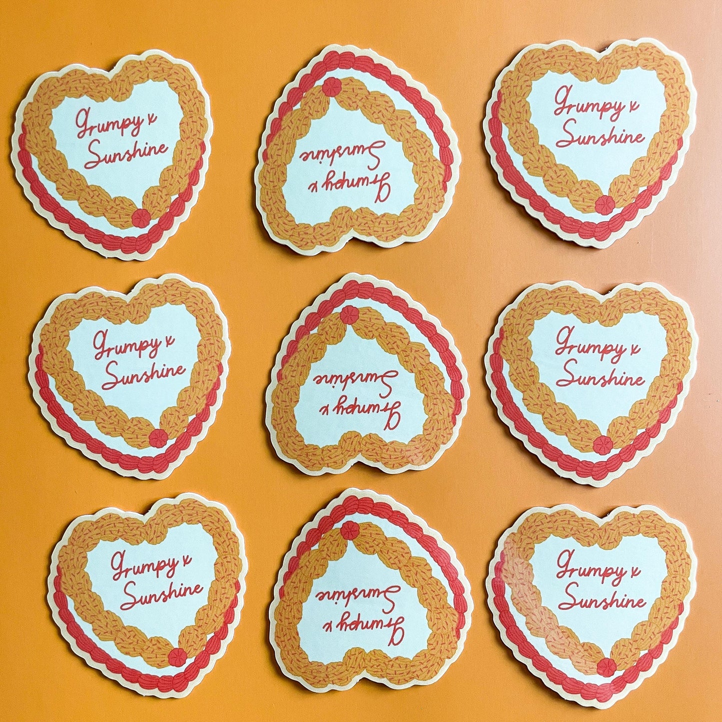 Grumpy x Sunshine Book Trope Sticker