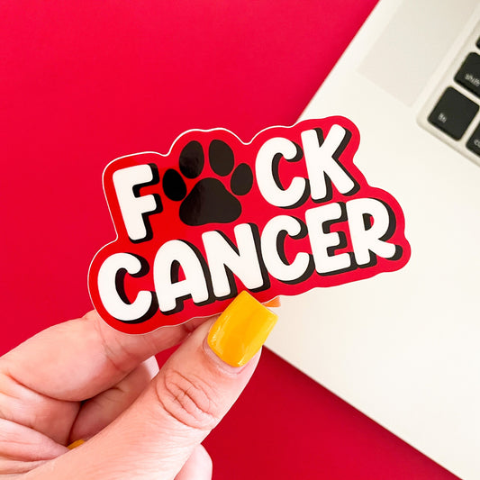 Canine Cancer Sticker