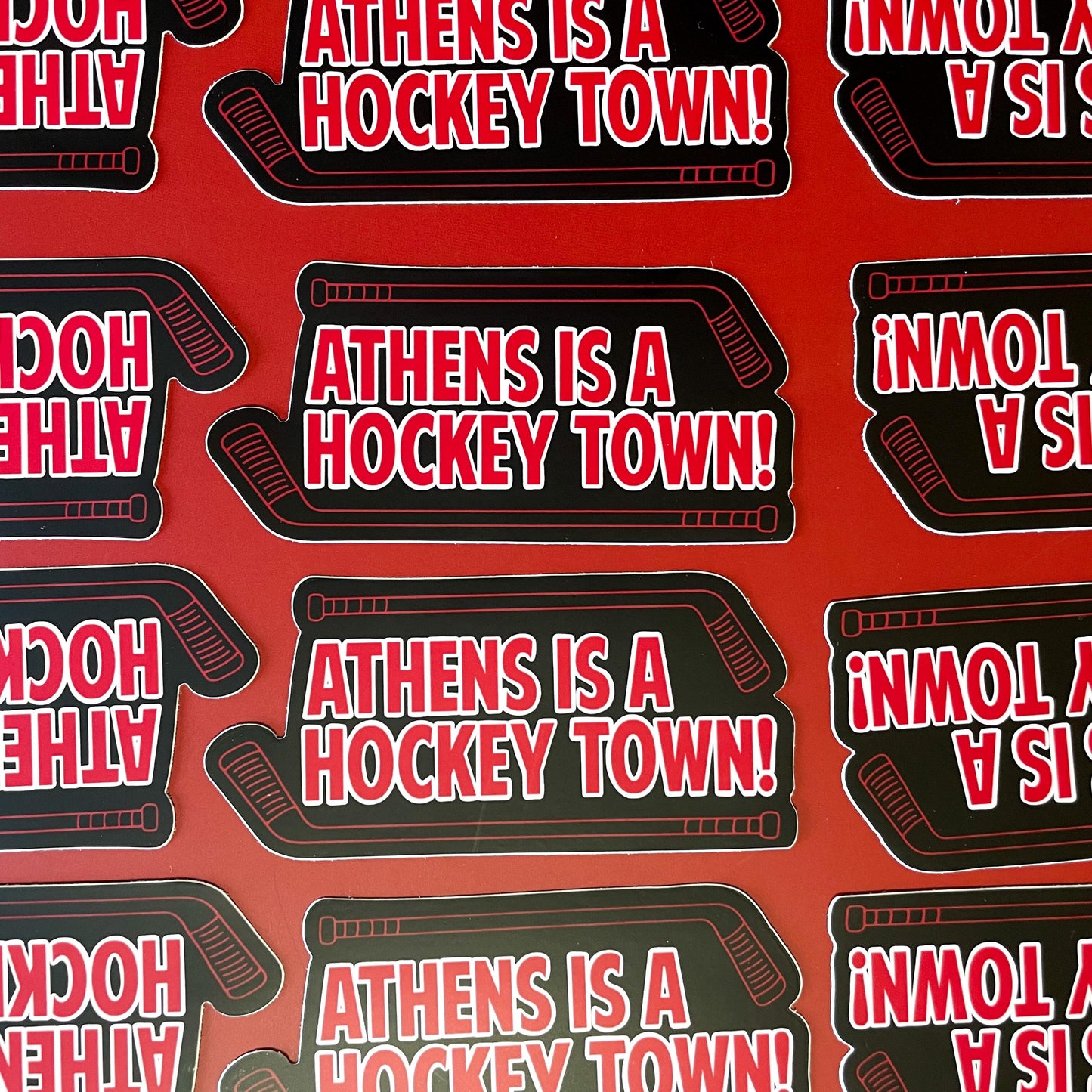 Athens Hockey Sticker