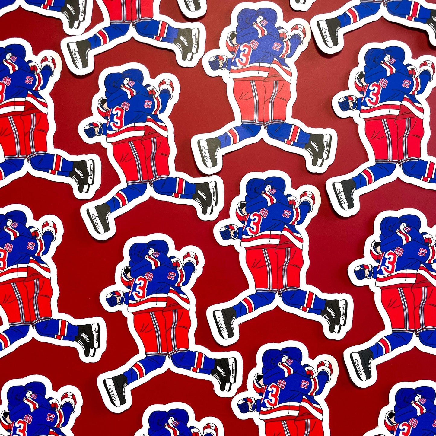 CLEARANCE: New York Hockey Sticker