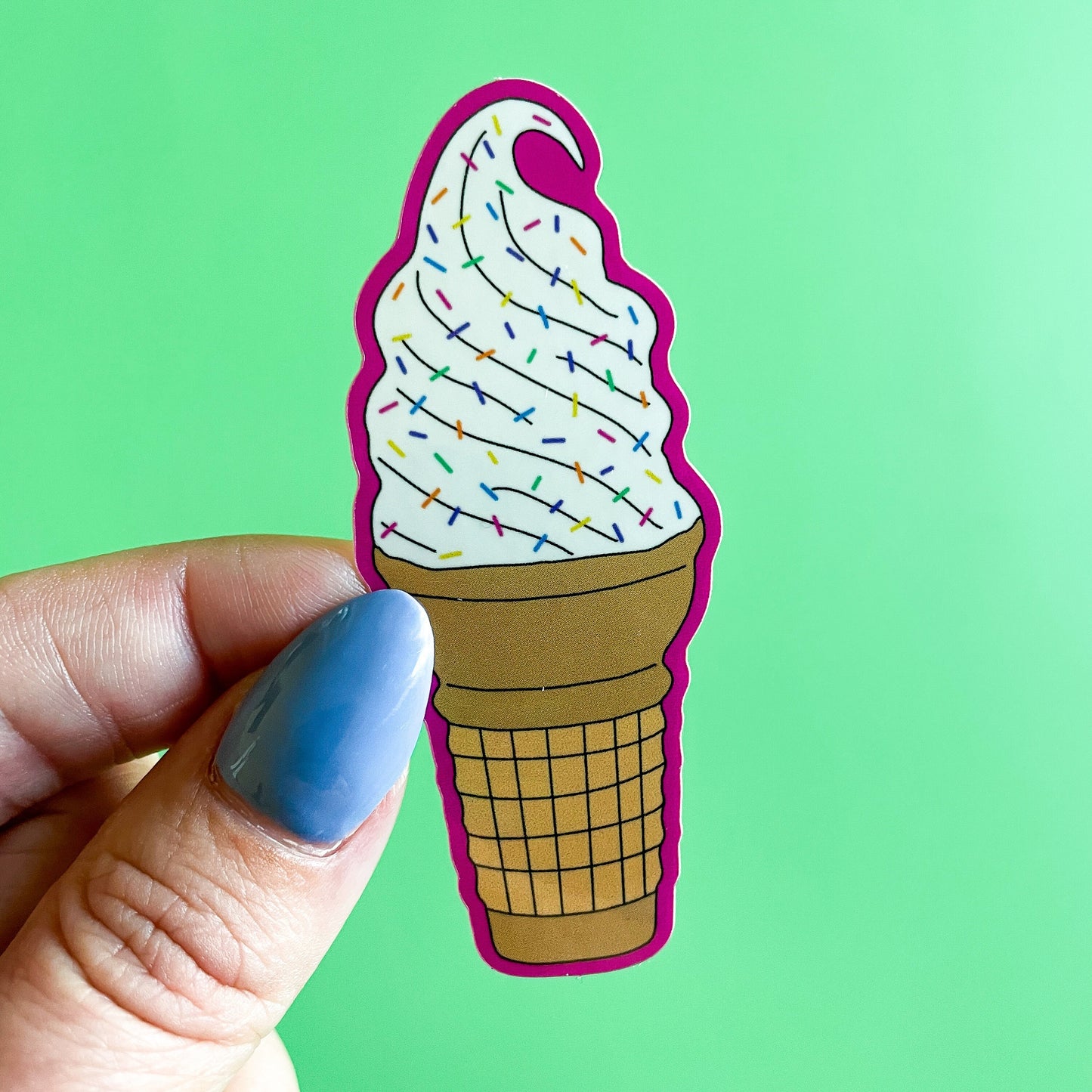 Ice Cream Cone Sticker