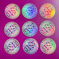 Colorful Disco Ball Holographic Sticker
