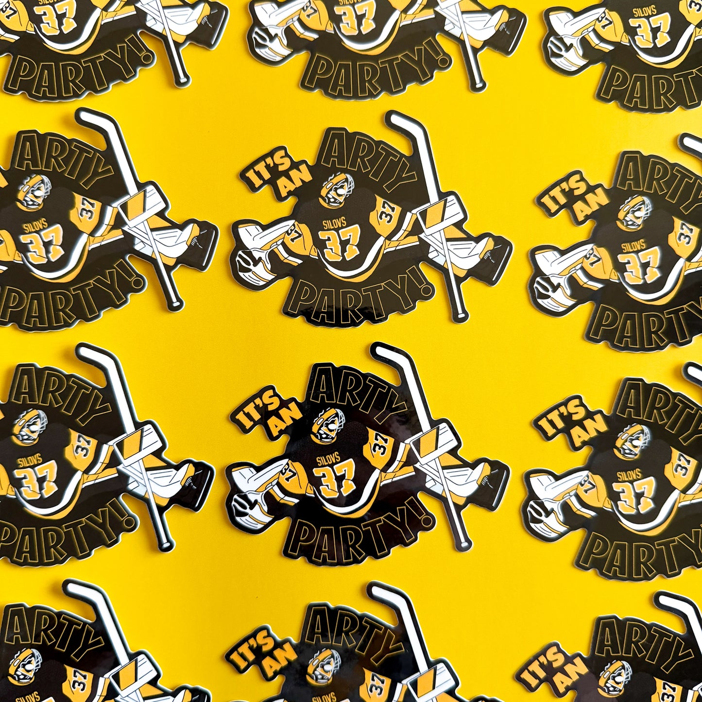 Pittsburgh Hockey Sticker