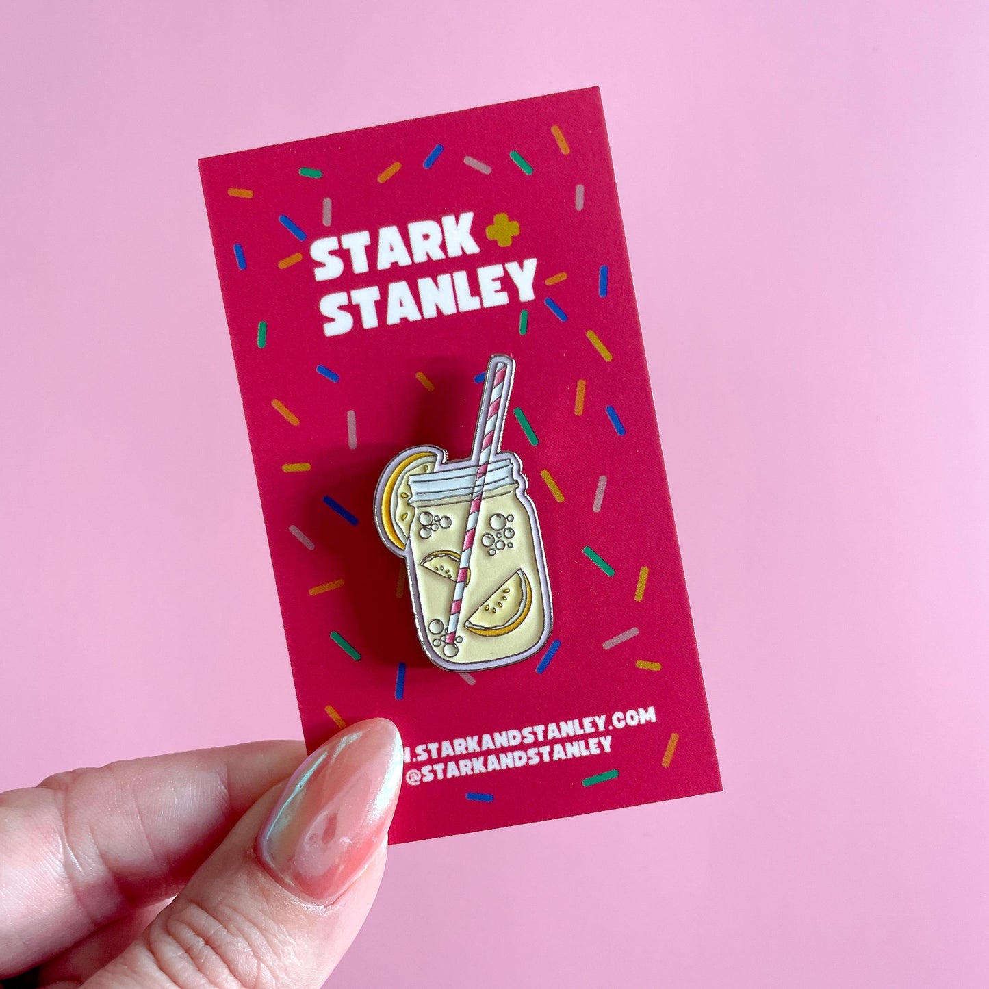 Lemonade Enamel Pin