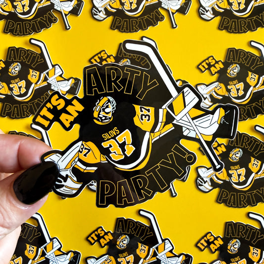 Pittsburgh Hockey Sticker