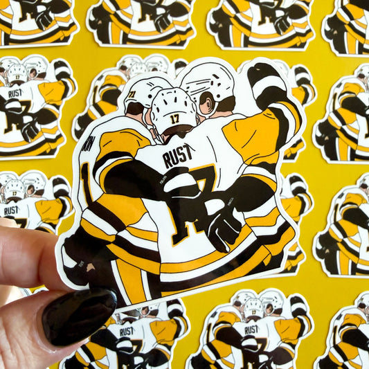 Pittsburgh Hockey Sticker