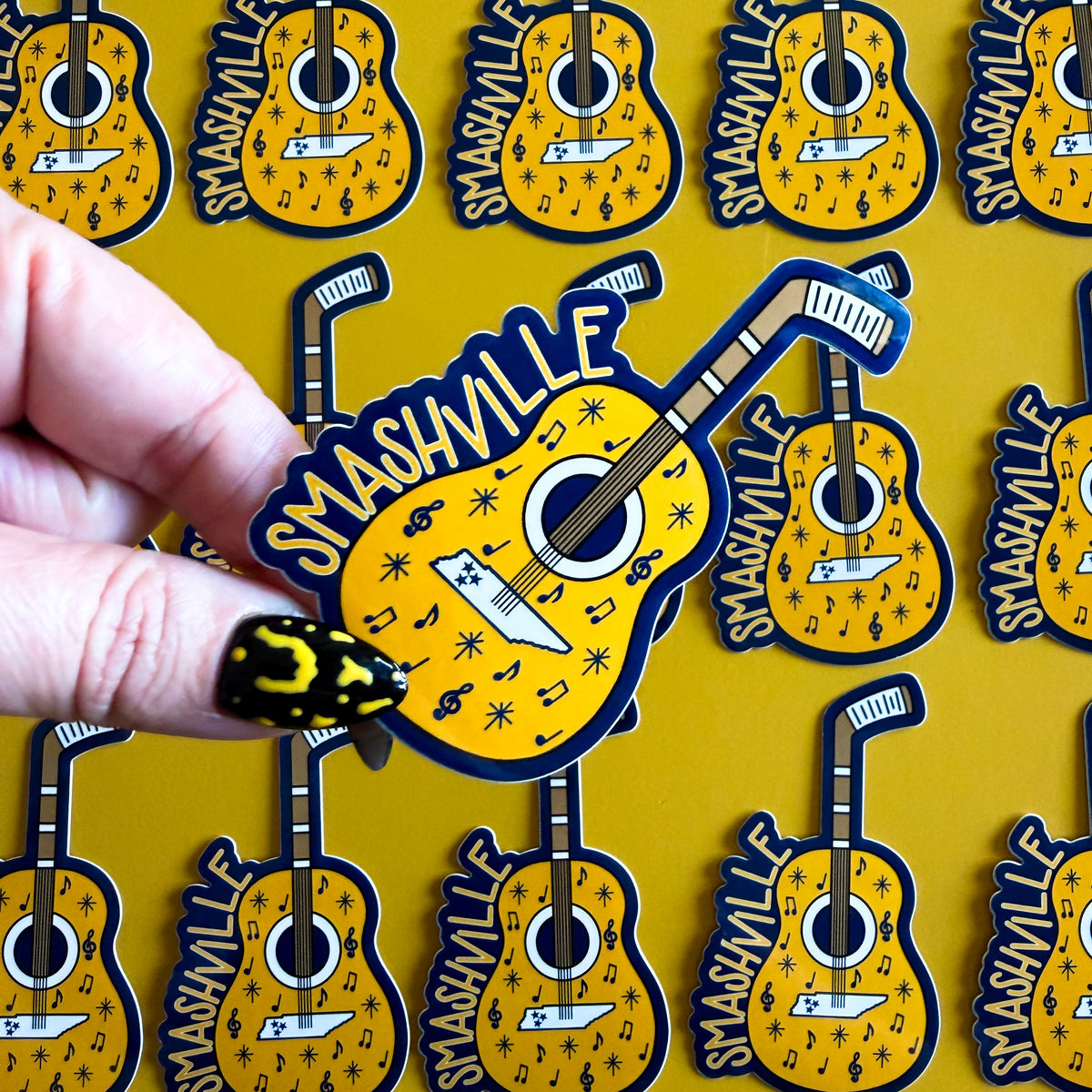 Nashville Hockey Sticker