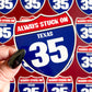 Texas Sticker