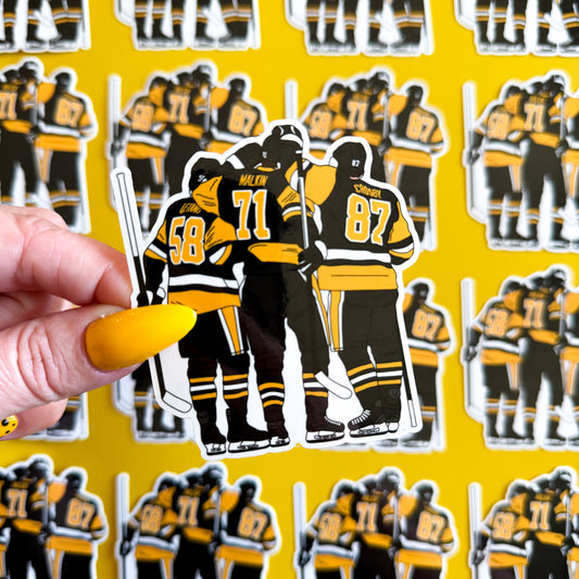 Pittsburgh Hockey Sticker