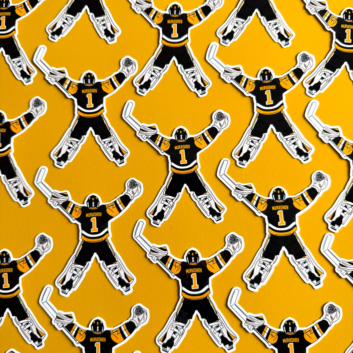 Pittsburgh Hockey Sticker