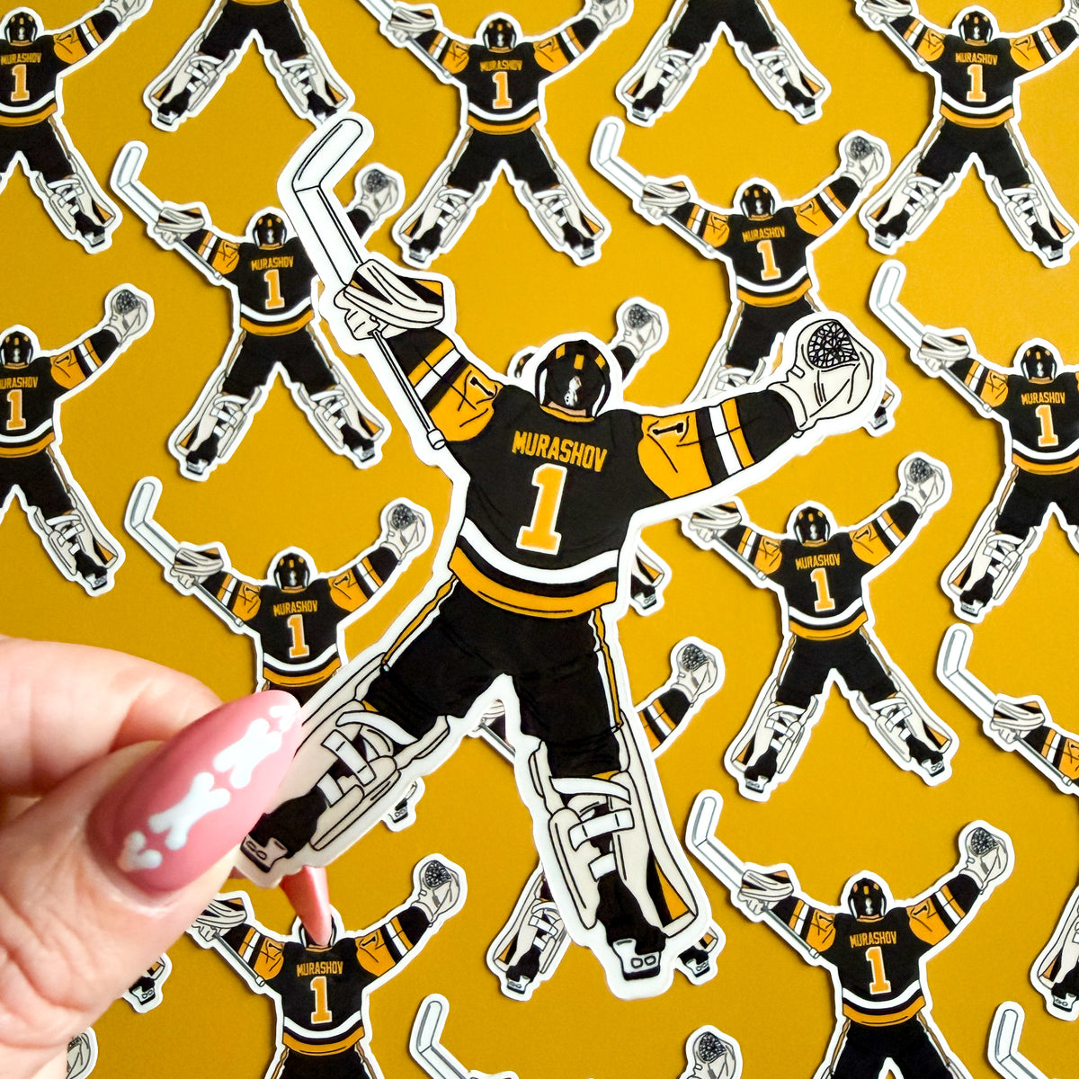 Pittsburgh Hockey Sticker