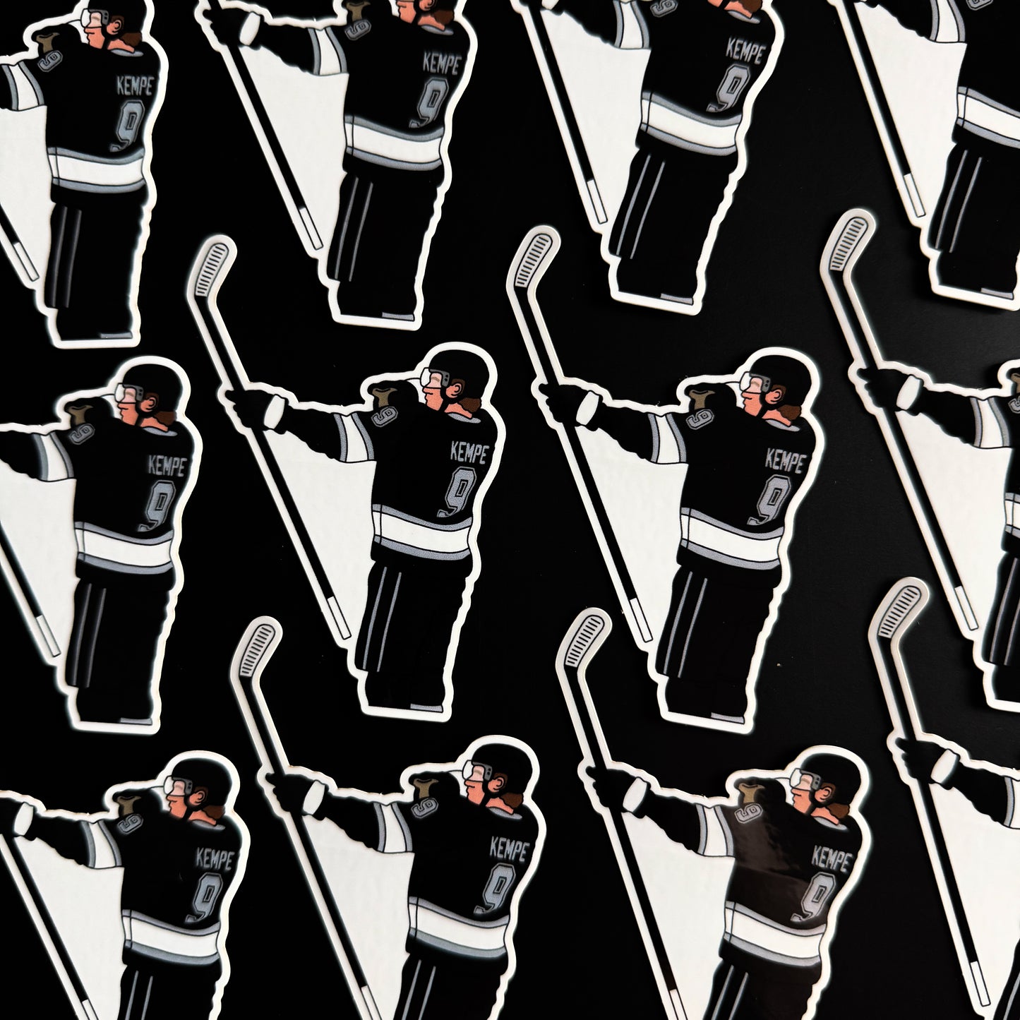 Los Angeles Hockey Sticker