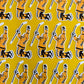Pittsburgh Hockey Sticker