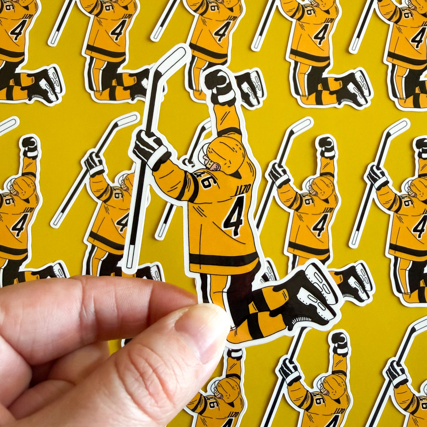 Pittsburgh Hockey Sticker