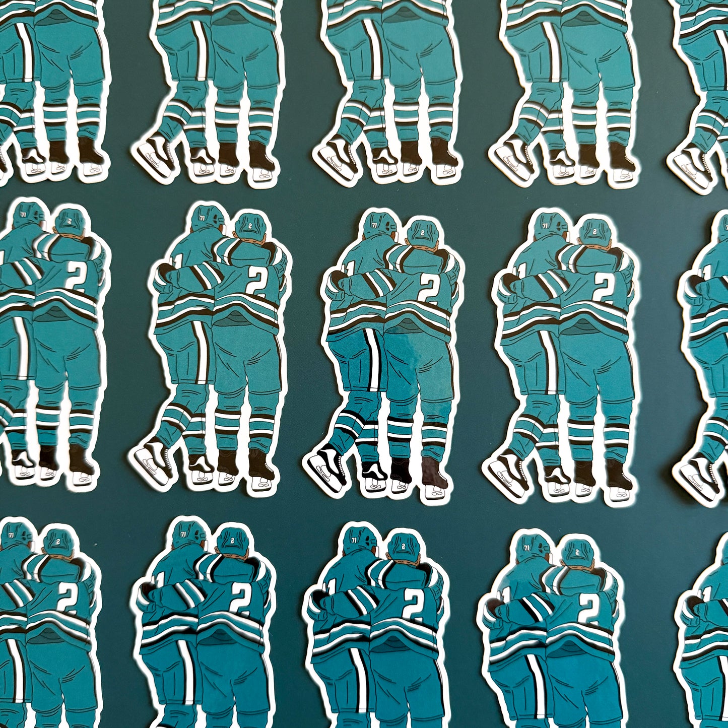 San Jose Hockey Sticker