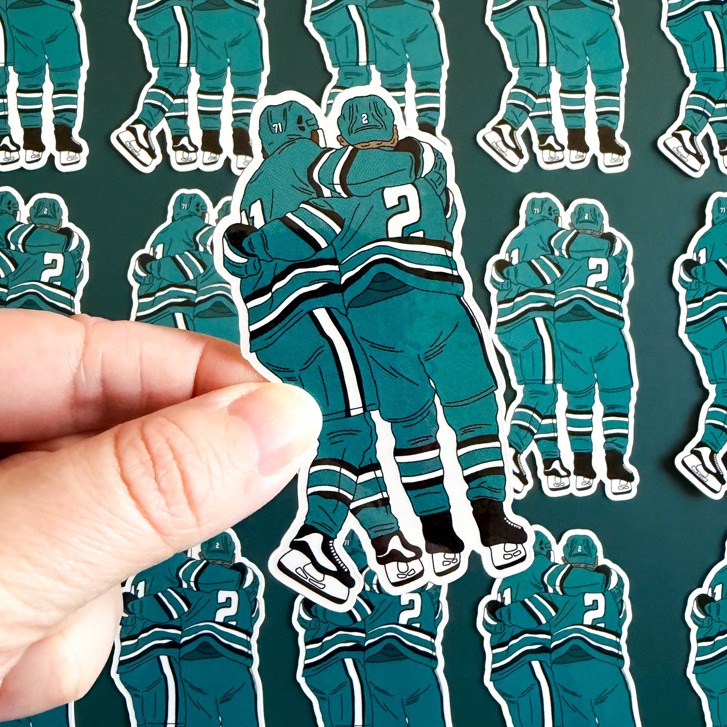 San Jose Hockey Sticker