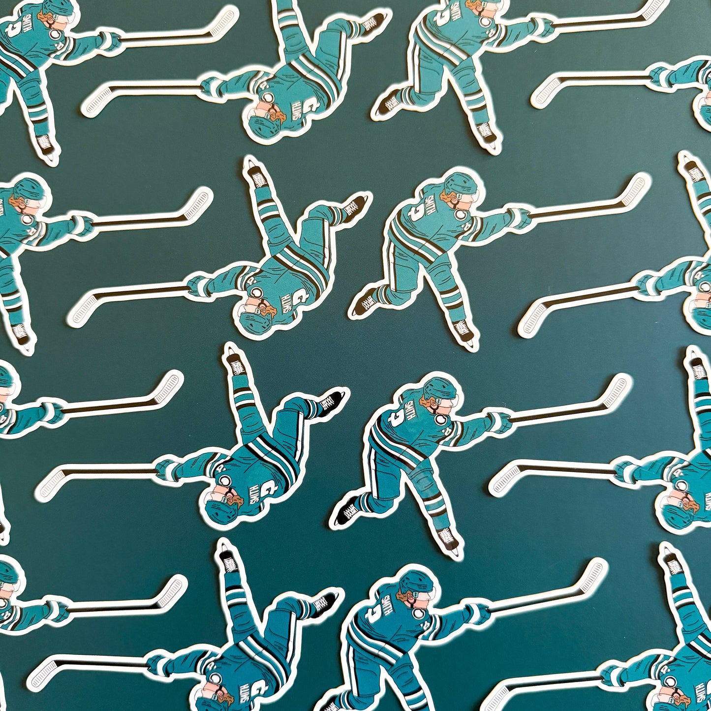 San Jose Hockey Sticker