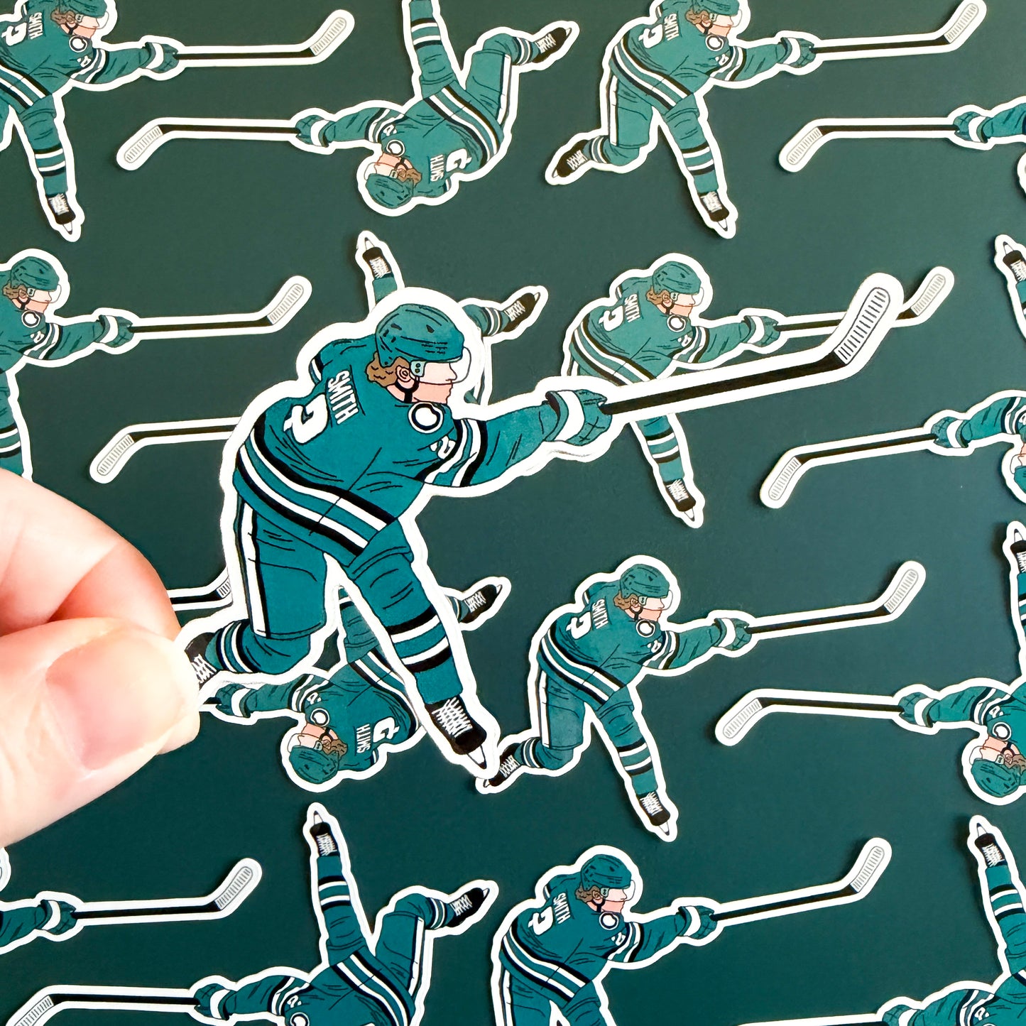 San Jose Hockey Sticker