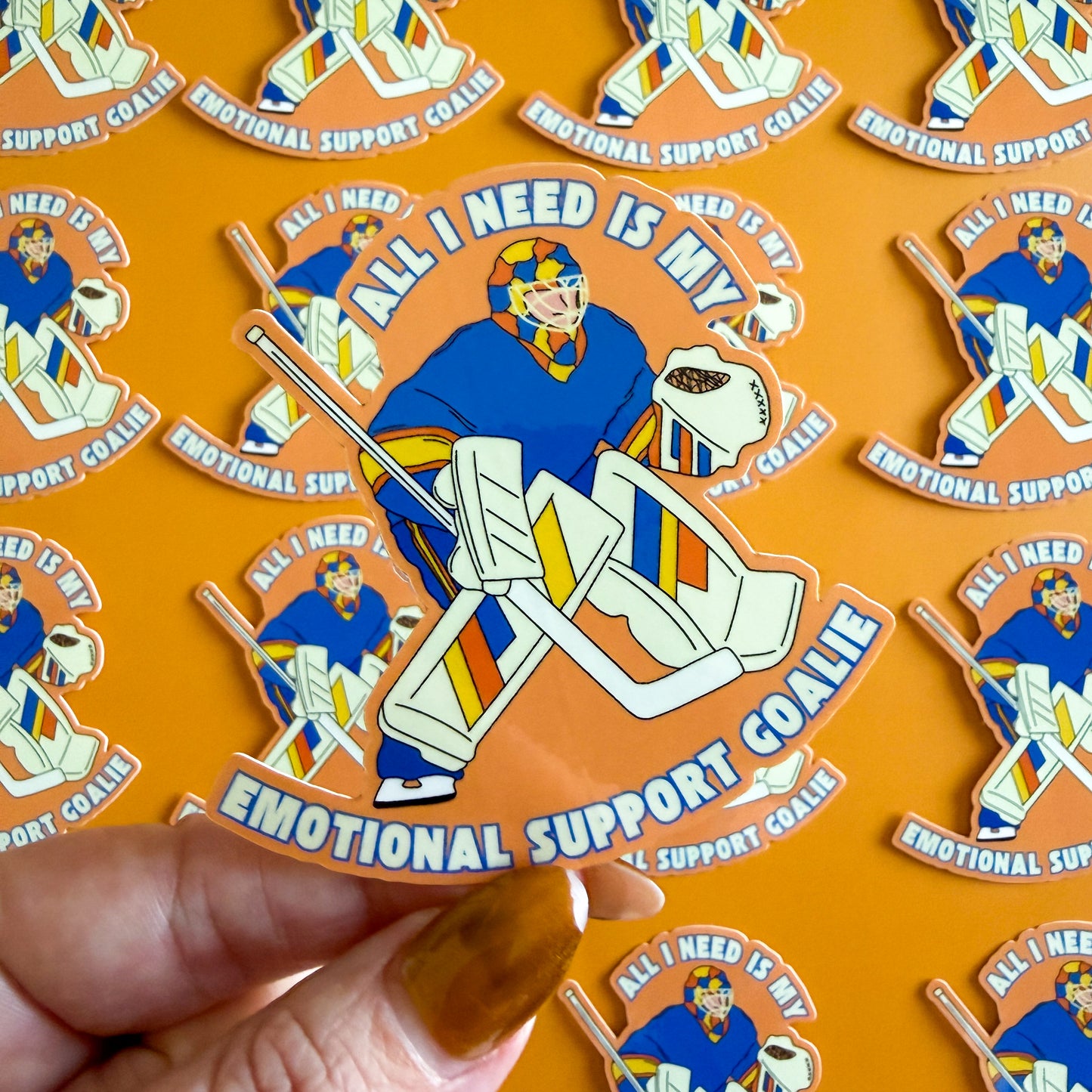 Hockey Goalie Sticker