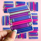 Book Stack Sticker
