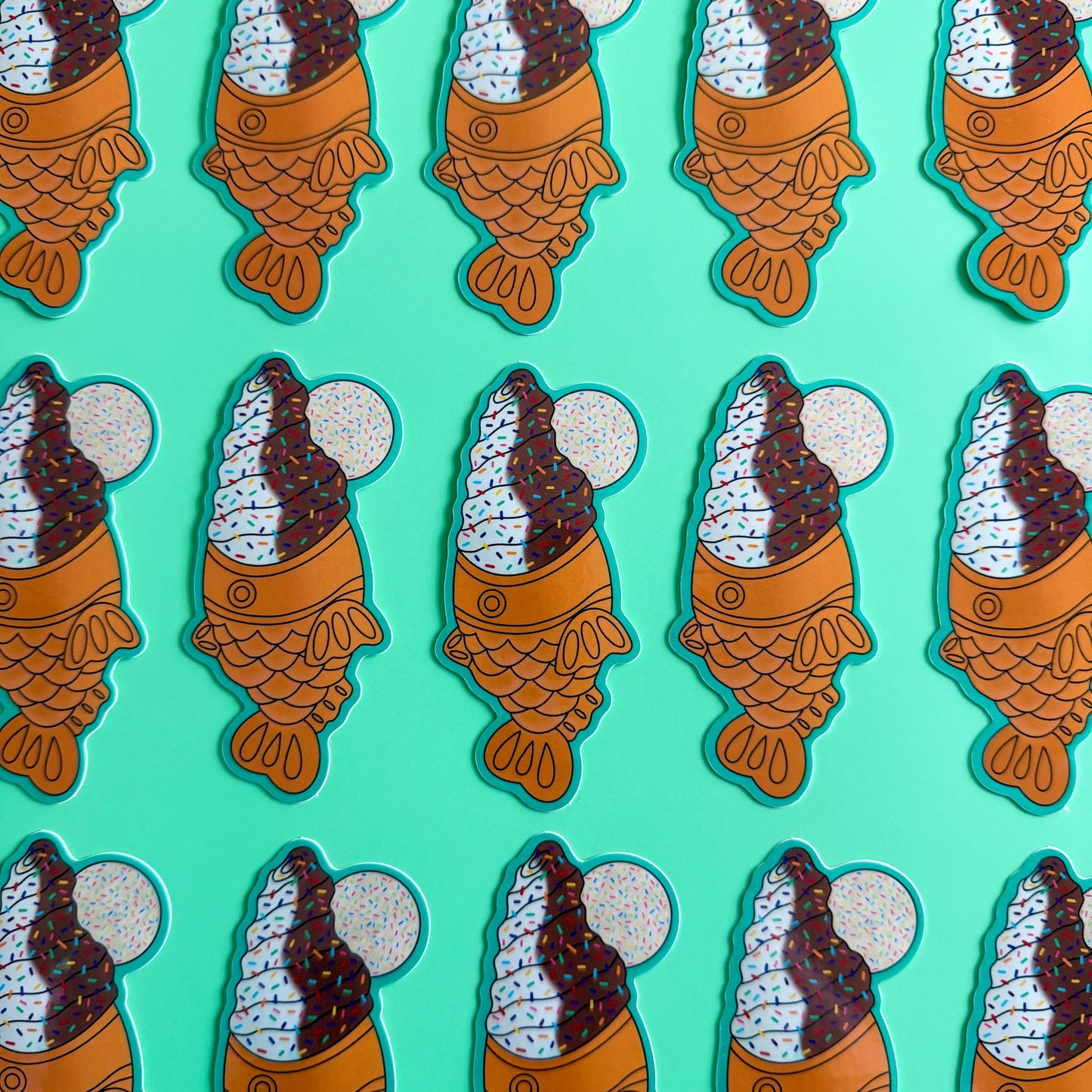 Taiyaki Ice Cream Sticker