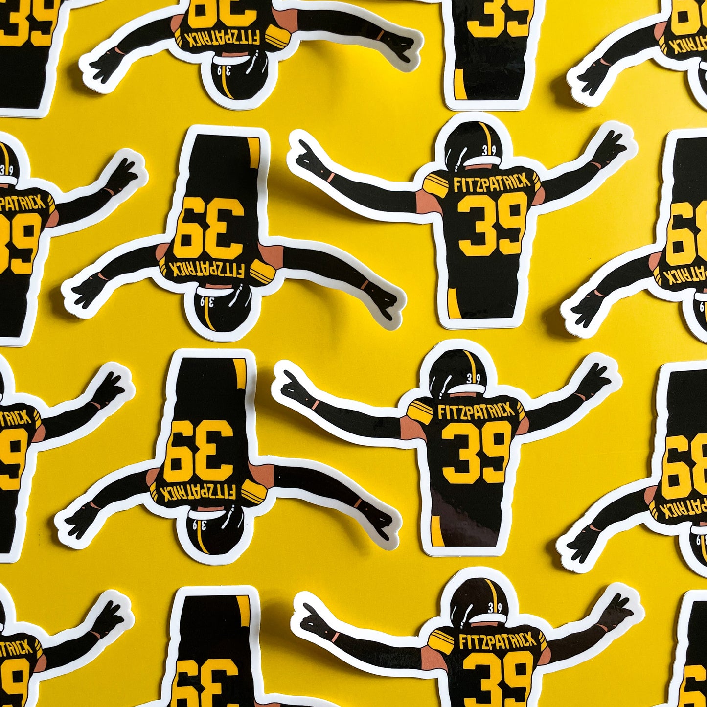 CLEARANCE: Pittsburgh Football Sticker