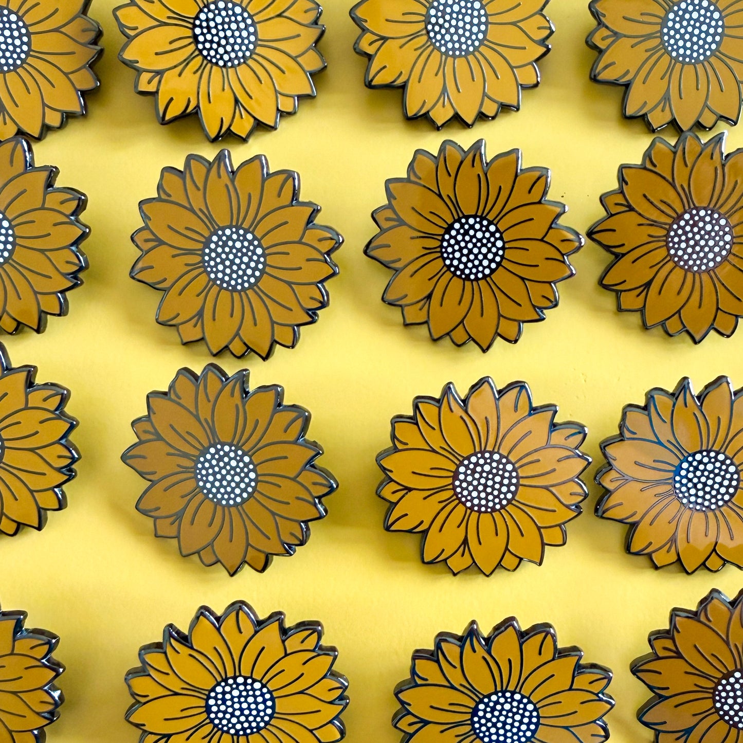 Sunflower Enamel Pin