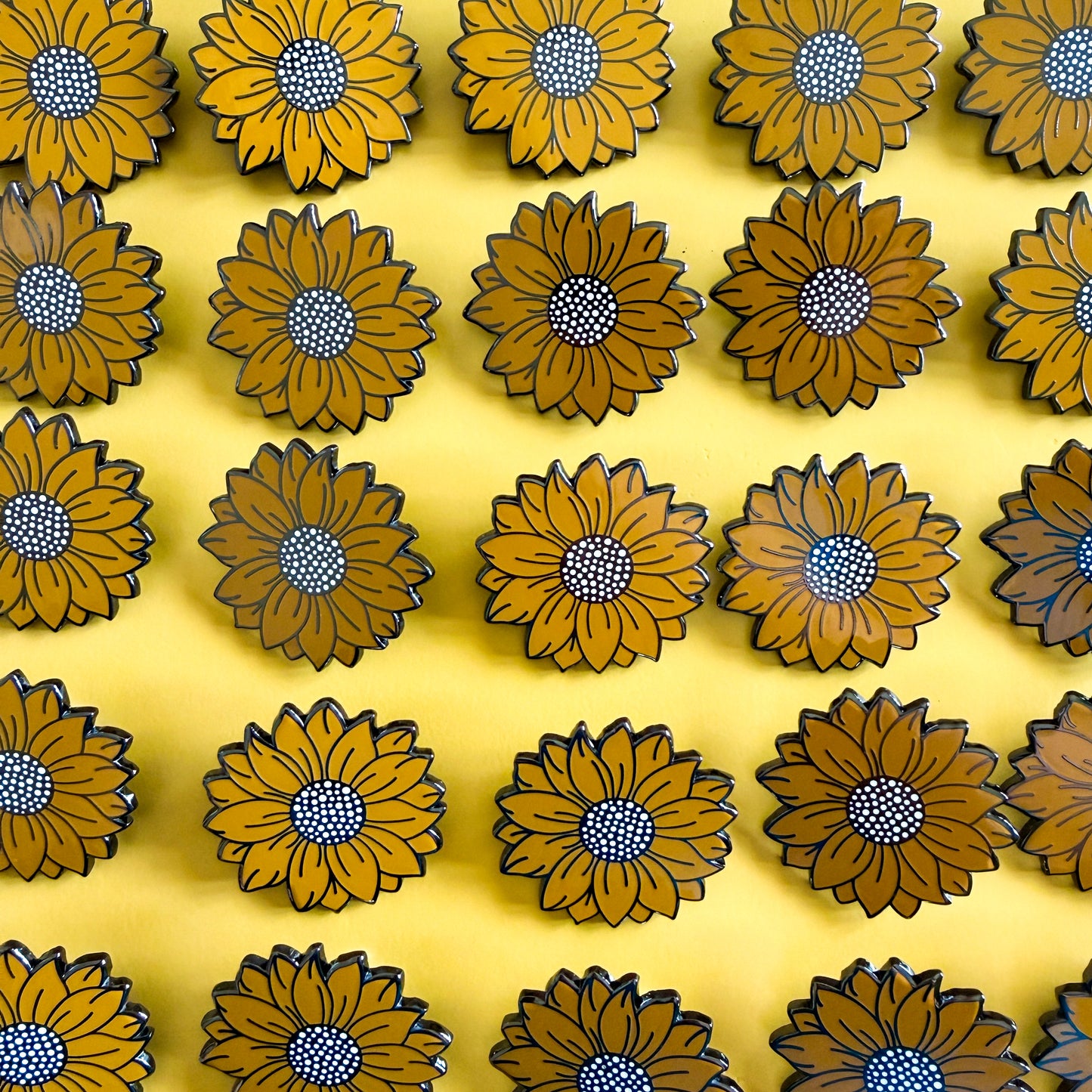 Sunflower Enamel Pin