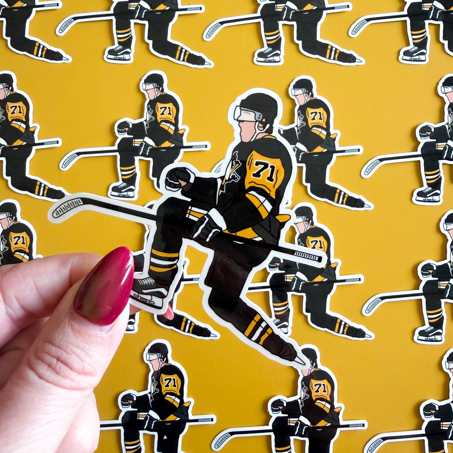 Pittsburgh Hockey Sticker