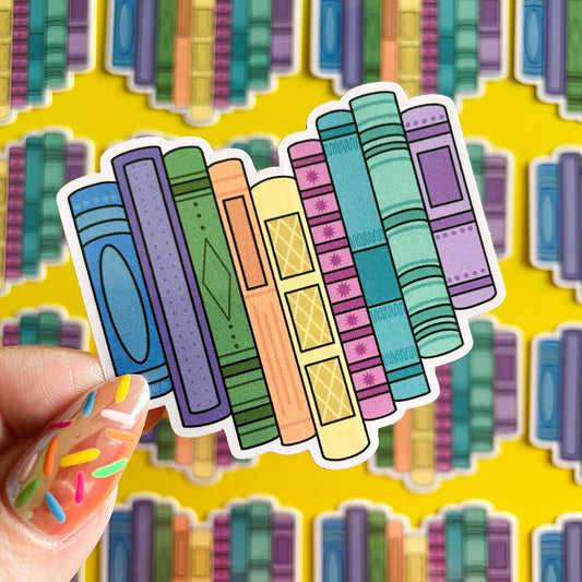 Book Heart Sticker