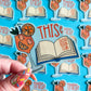 Cocktail + Silent Book Club Sticker