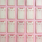 Library Check Out Card Sticker