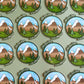 Hot Girls Read in the Mountains Sticker