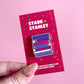 Book Stack Enamel Pin