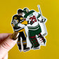 Pittsburgh Hockey Sticker, Minnesota Hockey Sticker